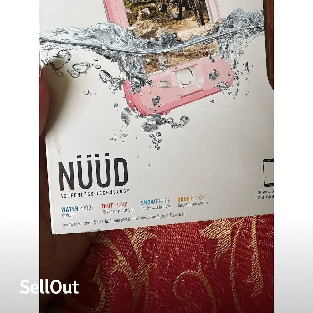 LifeProof NÜÜD Pink Cheetah Case for iPhone 6s Plus Waterproof Proof